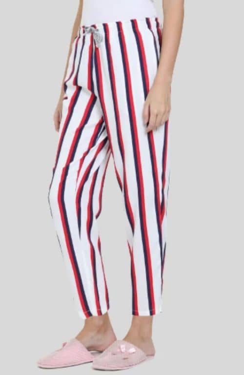 The White Like The Stripe Women PJ Pant