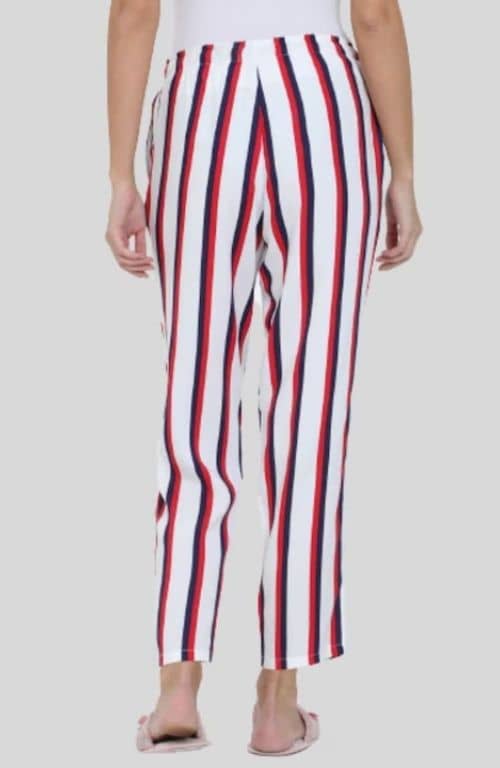 The White Like The Stripe Women PJ Pant