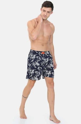 The Navy Floral Day Boxer