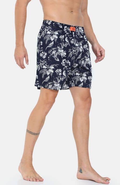 The Navy Floral Day Boxer
