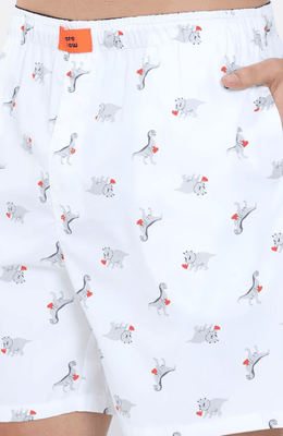 The Dinosaur Printed Boxer