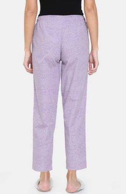 The Purple Polka Dot Pattern Women PJ Pant