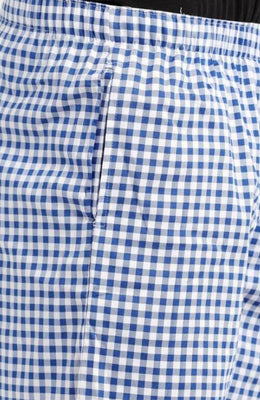 The Blue Gingham Checked Boxer
