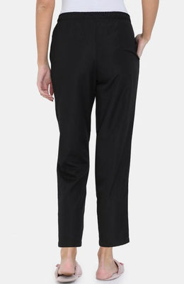 The Black Canvas Solid Women PJ Pant