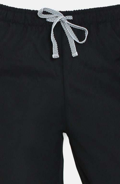 The Black Canvas Solid Women PJ Pant