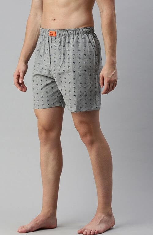 The Grey Daisy Printed Boxer