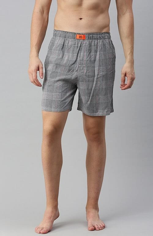 The Bareblow with Gray Checked Waistband - Assorted