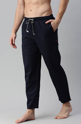 The Midnight Blue Solid Men PJ Pant