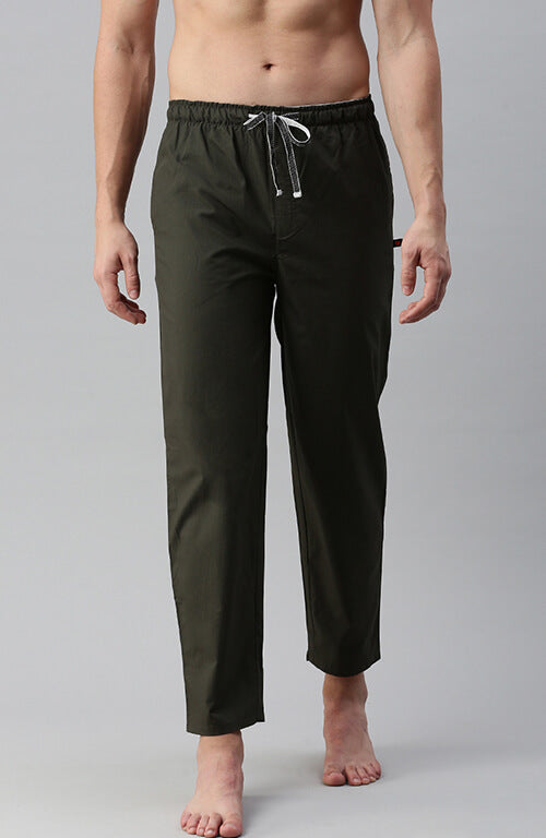 The Premier Olive Green Men PJ Pant