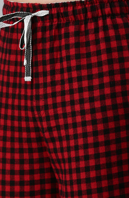 The Gingham Blackred Men PJ Pant