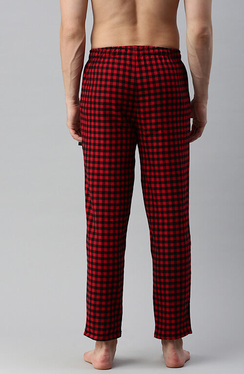 The Gingham Blackred Men PJ Pant