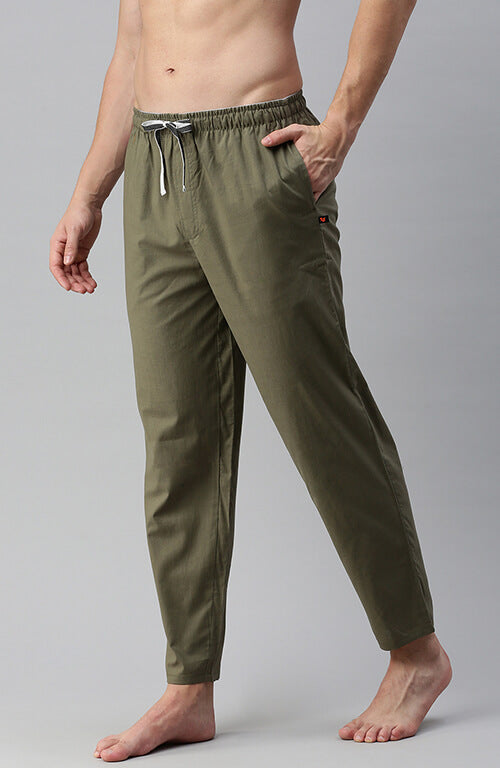 The Royal Olive Green Men PJ Pant