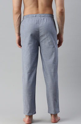 The Sky Chambray Solid Men PJ Pant