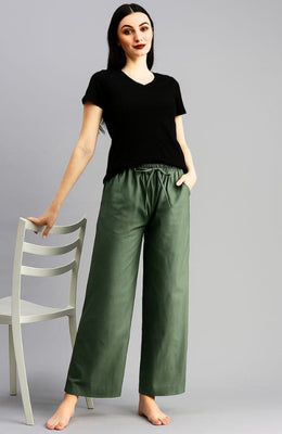 The Olive Solid Wide Leg