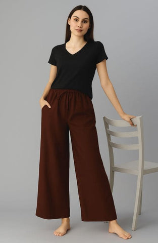 The Royal Coffee Solid Wide Leg