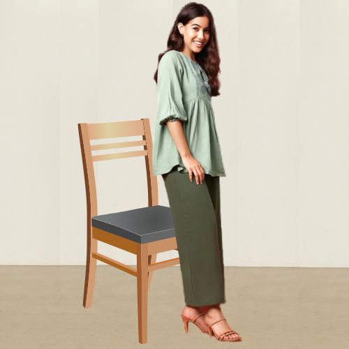 The Royal Olive Solid Cotton Women Wide Leg