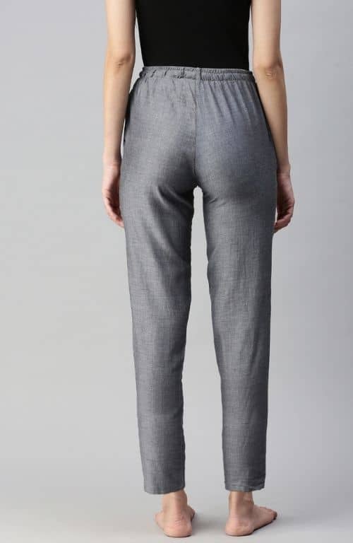 The Grey Solid Women PJ Pant