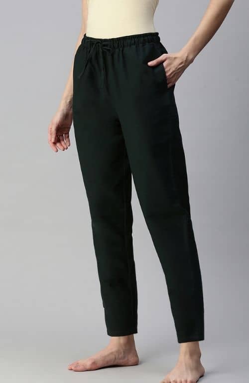 The Bareblow Forest Green Women PJ Pants