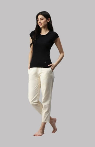 The Bareblow Imprerial Cream Women PJ Pants