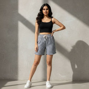 The Nifty Check Women WFH Shorts