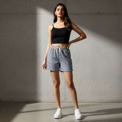 The Nifty Check Women WFH Shorts