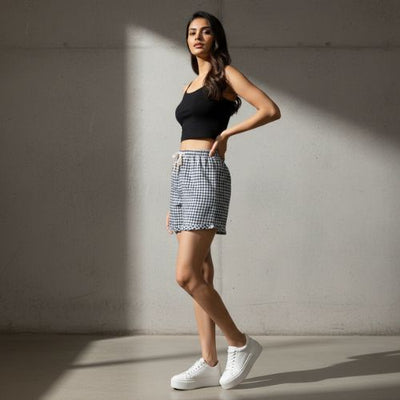 The Nifty Check Women WFH Shorts