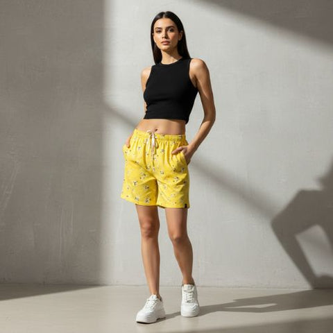 The Floral Life Women Summer WFH Shorts