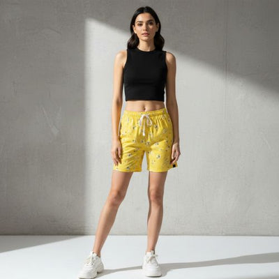 The Floral Life Women Summer WFH Shorts