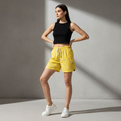 The Floral Life Women Summer WFH Shorts