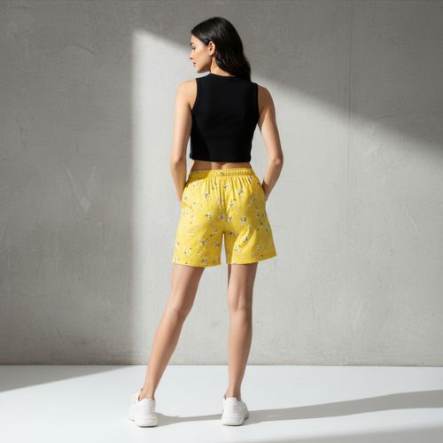 The Floral Life Women Summer WFH Shorts