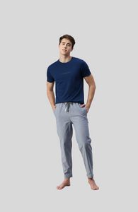 The Sky Chambray Solid Men PJ Pant