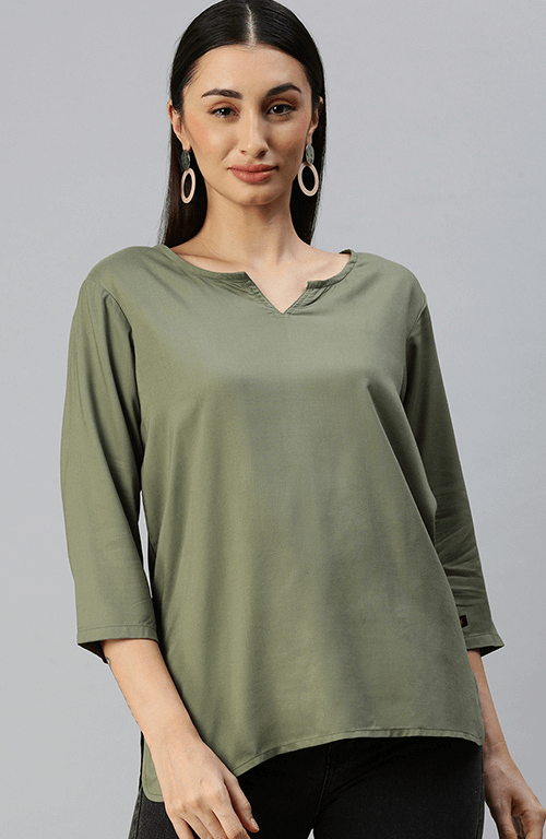 The Hunter Green Women Top