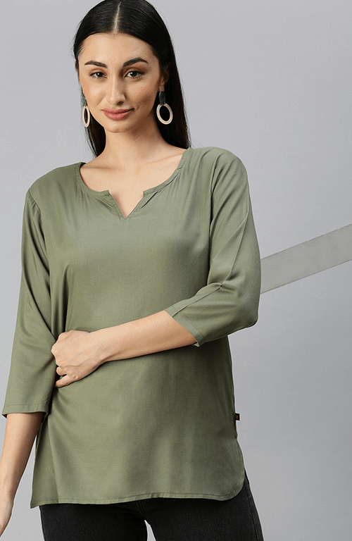 The Hunter Green Women Top