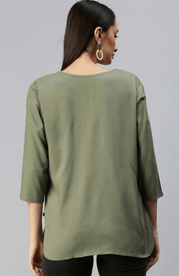 The Hunter Green Women Top