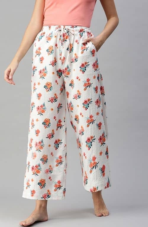 The Floral Report Women Wide Leg