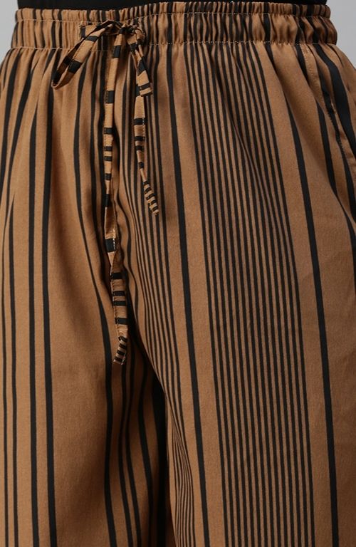 The Barcode Classic Stripe Women Wide Leg