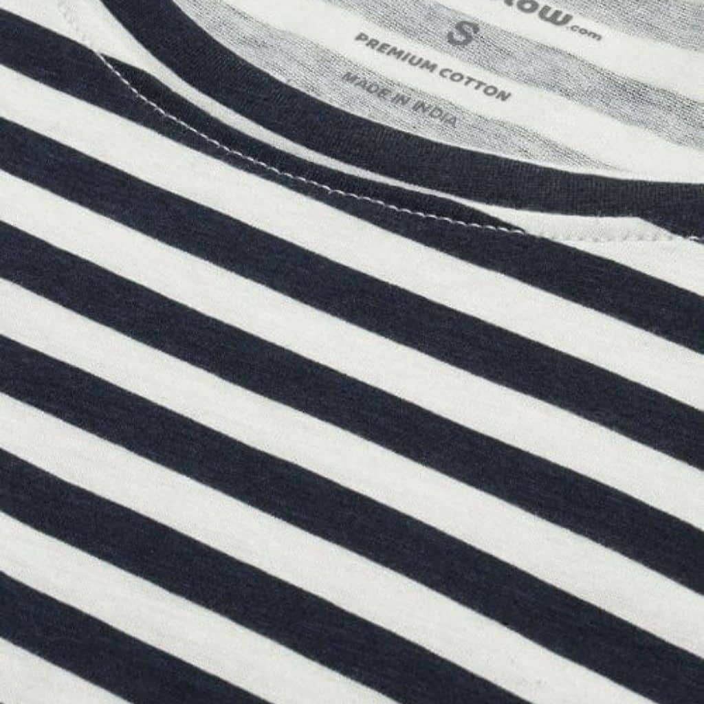 The Rich Striped Nautical Crew Neck T-Shirt For Women