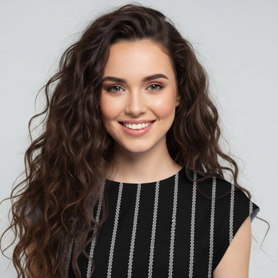 The Zig-Zag Stripe Black Viscose WFH A-Line Dress