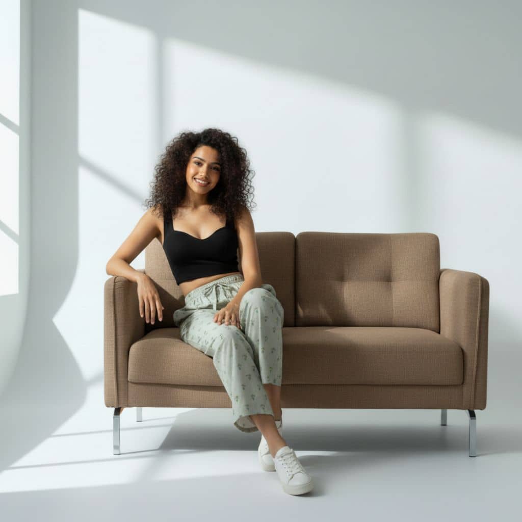 The Sage Palm Viscose Wide Leg Pant