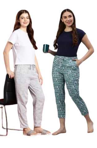 The Christmas Tree & Canva Line Women PJ Pant ( Pack of 2 )