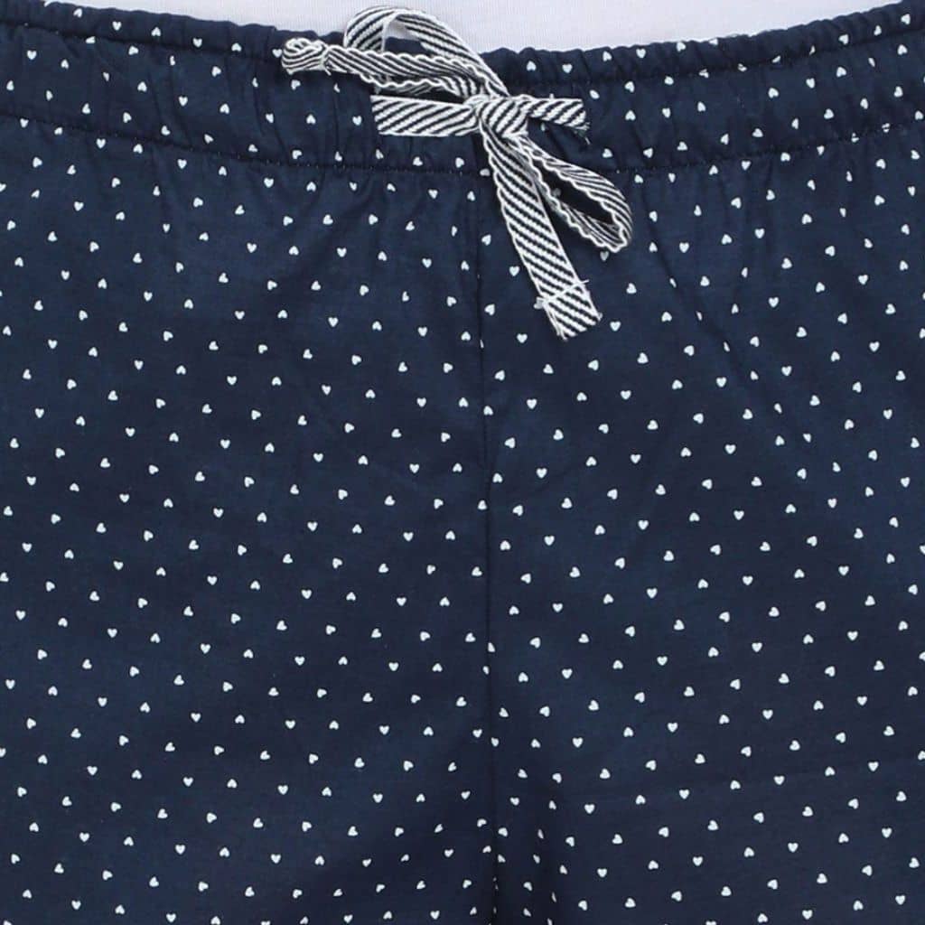 The Polka Nevy Tapered Straight Fit Pant