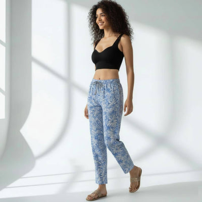 The Tropical Foliage Tapered Straight Fit Pant