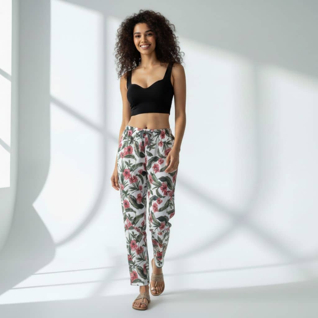 The Hawaiian Floral Tapered Straight Fit Pant