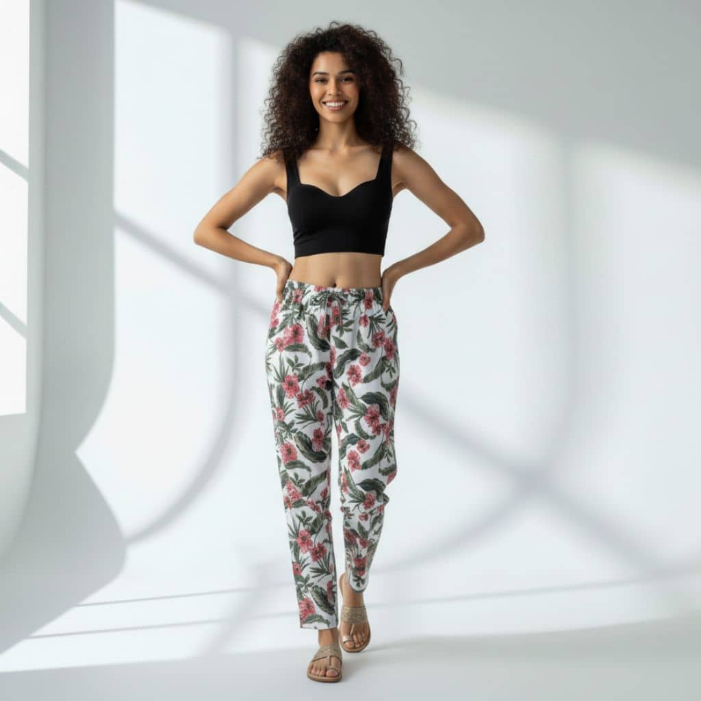 The Hawaiian Floral Tapered Straight Fit Pant