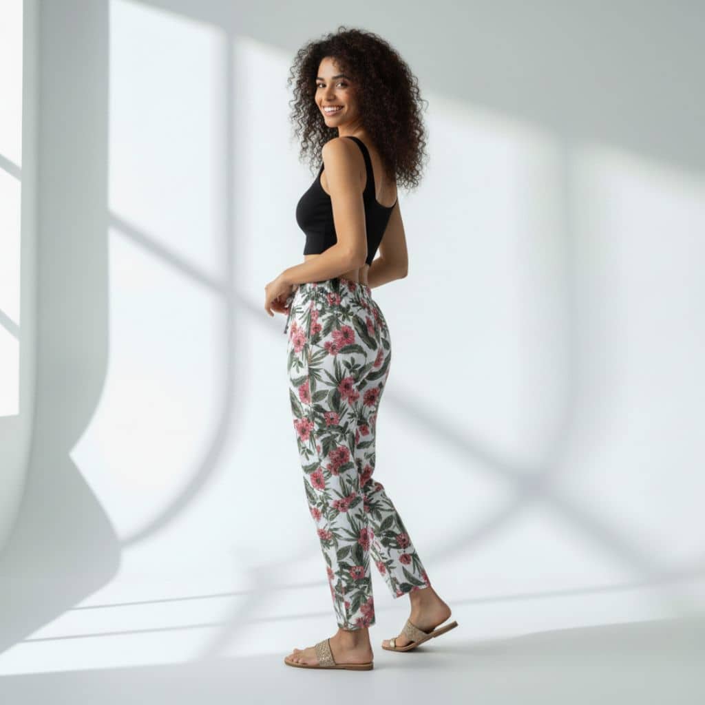 The Hawaiian Floral Tapered Straight Fit Pant