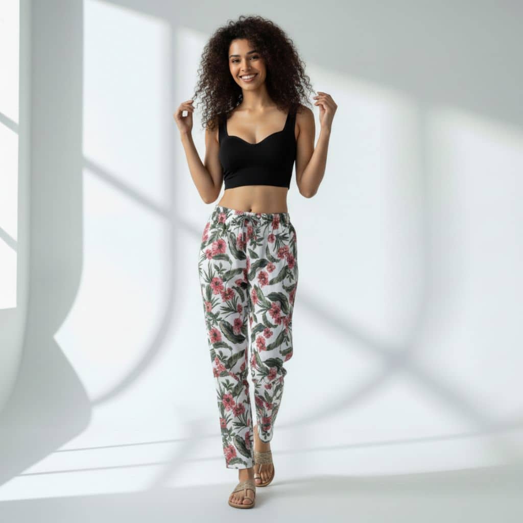 The Hawaiian Floral Tapered Straight Fit Pant