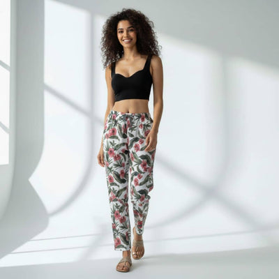 The Hawaiian Floral Tapered Straight Fit Pant
