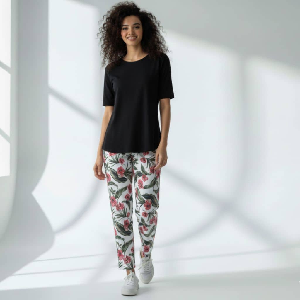 The Hawaiian Floral Tapered Straight Fit Pant