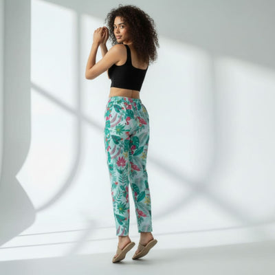 The Tropical Mint Tapered Straight Fit Pant