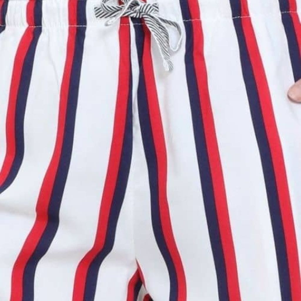 The Vertical Stripes Tapered Straight Fit Pant